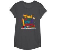 dans Mon ère pré-K : C'est ma Saison pré-K T-Shirt, Fille, Chiné Foncé, M