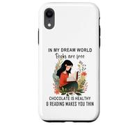 dans Mon Monde de rêve, Les Livres sont gratuits, Le Chocolat est sain Coque pour iPhone XR