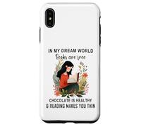 dans Mon Monde de rêve, Les Livres sont gratuits, Le Chocolat est sain Coque pour iPhone XS Max