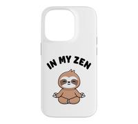 dans Mon Zen, drôle et Mignon Paresseux, Yoga Kawaii, Paresseux, sans Stress Coque pour iPhone 14 Pro
