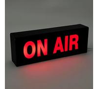 Dans RGB air LED Neon box, signal d'avertissement de studio pulsé avec télécommande, monté sur le mur, bibliothèque de cinéma, café, table, alimentation USB
