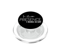 dans Sa Présence, Voici la Joie Citation Inspirante PopSockets PopGrip pour MagSafe