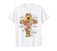 dans The Hurting Healing Waiting Searching Jesus Cross T-Shirt