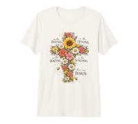 dans The Hurting Healing Waiting Searching Jesus Cross T-Shirt Haut de Gamme