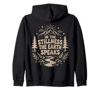 dans The Stillness The Earth Speaks Nature Camping en Montagne Sweat à Capuche