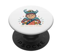 dans Tout Viking Y'a Un King Humour Normandie Cadeau Normand PopSockets PopGrip Adhésif