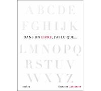 Dans un livre, j'ai lu que... - Eugène - Autrement - broché - Roman