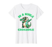 dans Un Moment Crocodile Funny Dabbing Croc Funny Holiday T-Shirt Graphique avec Valeur