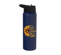Dans un monde de grands-mères, soyez une grand-mère spéciale Cici Stainless Steel Insulated Water Bottle
