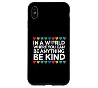 dans Un Monde où l'on Peut être Tout ce qu'il Faut, être Gentil, autisme Cardiaque Coque pour iPhone XS Max