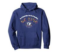 dans Un Monde où tu Peux être Tout ce Que tu Veux, sois Gentil Sweat à Capuche, Unisexe pour Adultes, Bleu Marine, M