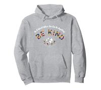 dans Un Monde où tu Peux être Tout ce Que tu Veux, sois Gentil Sweat à Capuche, Unisexe pour Adultes, Gris Chiné, XL