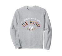 dans Un Monde où tu Peux être Tout ce Que tu Veux, sois Gentil Sweatshirt, Unisexe pour Adultes, Gris Chiné, M