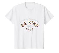 dans Un Monde où tu Peux être Tout ce Que tu Veux, sois Gentil T-Shirt, Enfant, Blanc, 4 Ans