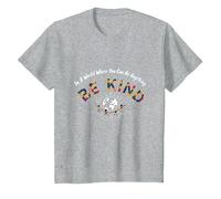 dans Un Monde où tu Peux être Tout ce Que tu Veux, sois Gentil T-Shirt, Enfant, Gris Chiné, 12 Ans