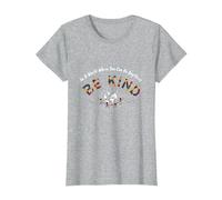 dans Un Monde où tu Peux être Tout ce Que tu Veux, sois Gentil T-Shirt, Femme, Gris Chiné, 3XL