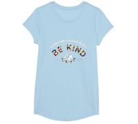 dans Un Monde où tu Peux être Tout ce Que tu Veux, sois Gentil T-Shirt, Fille, Bleu Céleste, L