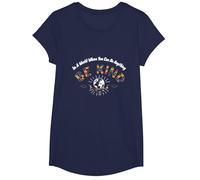 dans Un Monde où tu Peux être Tout ce Que tu Veux, sois Gentil T-Shirt, Fille, Bleu Marine, XS