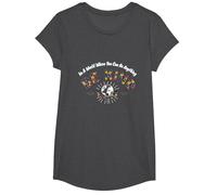 dans Un Monde où tu Peux être Tout ce Que tu Veux, sois Gentil T-Shirt, Fille, Chiné Foncé, XS