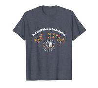 dans Un Monde où tu Peux être Tout ce Que tu Veux, sois Gentil T-Shirt, Homme, Bleu Chiné, 4XL