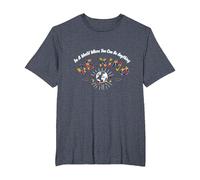 dans Un Monde où tu Peux être Tout ce Que tu Veux, sois Gentil T-Shirt, Homme Grandes Tailles, Bleu Chiné, 5X Tall