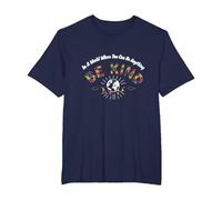 dans Un Monde où tu Peux être Tout ce Que tu Veux, sois Gentil T-Shirt, Homme Grandes Tailles, Bleu Marine, 6X Tall