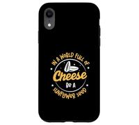 Dans un monde plein de fromages, soyez un éleveur de gerbilles de graines de tournesol Coque pour iPhone XR