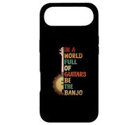 dans Un Monde Plein de Guitares, Soyez l'instrument Banjo Sunset Coque pour iPhone Air