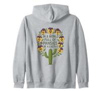 dans Un Monde Plein de pensées, sois Un Cactus Sweat à Capuche