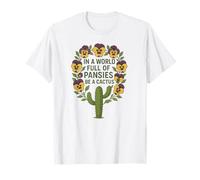 dans Un Monde Plein de pensées, sois Un Cactus T-Shirt