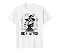 dans Un Monde Plein de Princesses, Soyez Une sorcière Mignonne pour Halloween T-Shirt