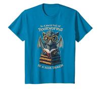 Dans un monde plein de vers de bibliothèque, soyez un dragon de livres mignon lecteur T-Shirt