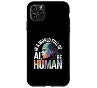 dans Un Monde Plein D'ia, Être Un Design Ki Inspirant Humain Coque pour iPhone 11 Pro Max