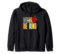 dans Un Monde sois Positif Message optimiste Sweat à Capuche