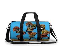 Danse Africaine Sac De Sport Gym Sac De Voyage Sac Week-End Duffel Bag pour Camping Randonnée Voyage 45x23x23cm