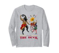 Danse avec Le Diable (Graphique drôle et étrange) Manche Longue