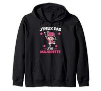 Danse Baton Fille Twirling Humour Je Peux Pas J’AI Majorette Sweat à Capuche