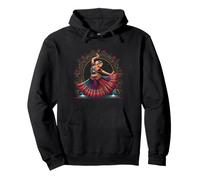 Danse Classique Indienne Kathak pour étudiantes Femmes Filles Sweat à Capuche