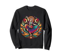 Danse Classique Indienne Kathak pour étudiantes Femmes Filles Sweatshirt