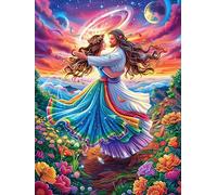 Danse dans Le Jardin Fleuri Puzzles 1000 Pièces pour Adultes Educa Jeu De Réflexion Difficile Qualité Supérieure Relaxation Décoration Murale Cadeau 1000 PCS