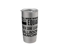 Danse de bal pour homme - Déclaration amusante - Valse Foxtrot Gobelet isotherme en acier inoxydable double paroi