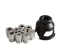 Danse de positionnement de trou modifiable pour 2 divisions de perceuse de 10 mm et bagues de 6/8/10 mm, outil permanent de travail du bois pour menuisiers, perçage de trous droits, danse