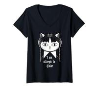 Danse du mercredi : un design familial pour les fans du mercredi T-Shirt avec Col en V