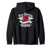 Danse en Ligne Citation Country Femme Sweat à Capuche