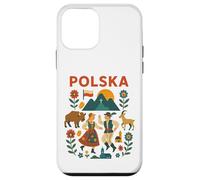 Danse Folklorique Polonaise avec Montagnes et Nature Coque pour iPhone 12 Mini