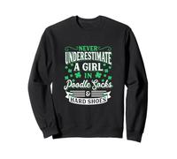 Danse Irlandaise drôle Femme Danseuse Irlandaise Fan de Step Dance Irlandaise Sweatshirt