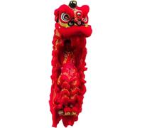 Danse Lion Danse du Dragon Chinois Lion Sports De Plein Air Accessoires pour Deux Spectacles pour Adultes Costume Dragon(Rot)