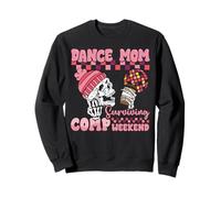 Danse maman survivante du week-end du week-end squelette de Sweatshirt