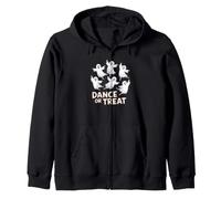 Danse ou friandise Halloween drôle Mignon fantôme Danse Ballet Danse Sweat à Capuche