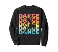 Danse répétée dégradé Silhouette - Danseur de Ballet Sweatshirt